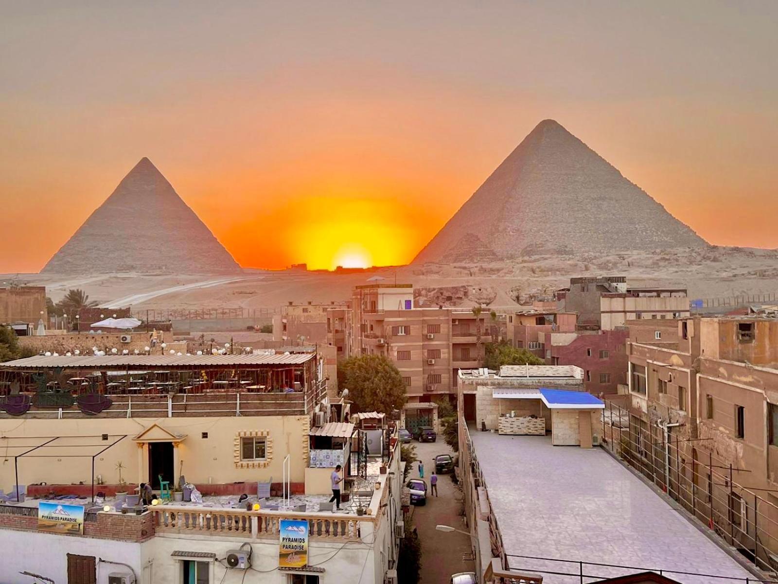Cheops Pyramids Inn Kafrat al Jabal Exterior foto