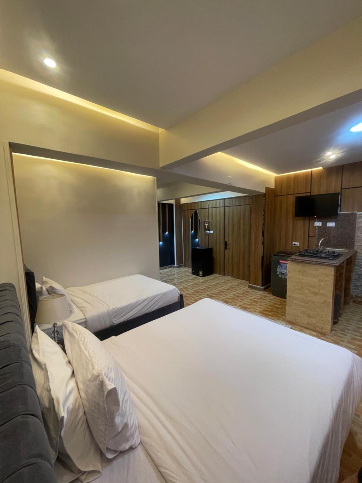 Cheops Pyramids Inn Kafrat al Jabal Exterior foto