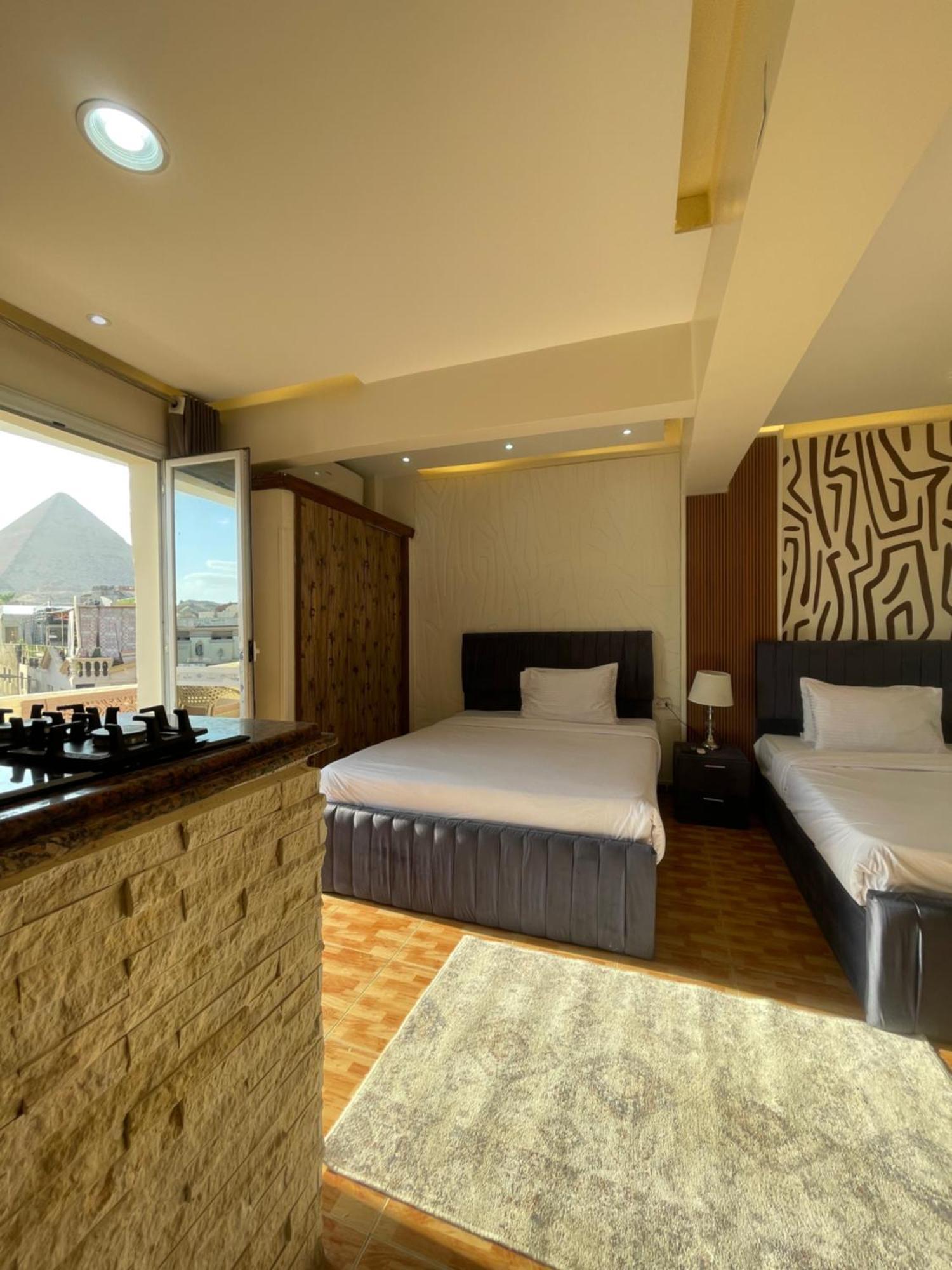 Cheops Pyramids Inn Kafrat al Jabal Exterior foto